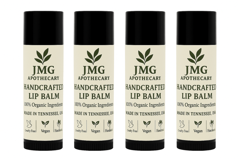Handmade Organic Lip Balm (Pack of 4)